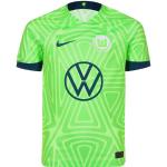 Dunkelgrüne Atmungsaktive Nike Performance VfL Wolfsburg VfL Wolfsburg Trikots für Kinder zum Fußballspielen - Heim 2022/23 