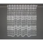 Weiße Blumenmuster VHG Gardinen nach Maß strukturiert aus Polyester transparent 