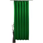 Smaragdgrüne Unifarbene VHG Leon Fertiggardinen strukturiert aus Polyester isolierend 
