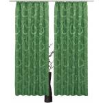 VHG Vorhang »Moira«, Kräuselband (2 Stück), grün, hellgrün