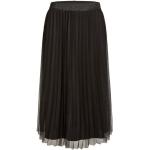 Schwarze Unifarbene Casual Via Appia Due Midi Festliche Röcke aus Polyester für Damen Größe XXL 