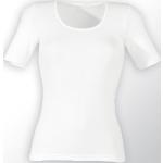 Viania Feinripp Damen-Unterhemd, 1/2-Arm weiss 40