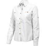 Weiße Langärmelige viavesto Damenlangarmhemden aus Polyamid Größe M für den für den Sommer 