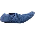 Blaue Vibram Furoshiki Stoffschuhe mit Klettverschluss aus Stoff atmungsaktiv für Herren Größe 45 