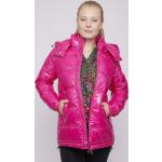 Reduzierte Rosa Unifarbene VICCI Germany Mini Kurzjacken & Cropped-Jackets aus Kunstfaser mit Kapuze für Damen Größe S 