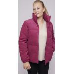 Reduzierte Pinke Unifarbene VICCI Germany Baumwolljacken mit Reißverschluss aus Baumwolle für Damen Größe L für den für den Herbst 