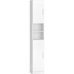 Weiße Minimalistische Vicco Bad Hochschränke aus Holz Breite 0-50cm, Höhe 150-200cm, Tiefe 0-50cm 