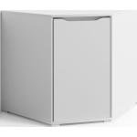 Weiße Moderne Vicco Eckkommoden mit Schublade Breite 50-100cm, Höhe 100-150cm, Tiefe 0-50cm 
