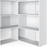 Weiße Vicco Bücherregale aus Holz Breite 150-200cm, Höhe 100-150cm, Tiefe 0-50cm 