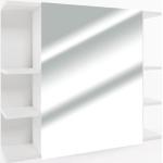 Weiße Minimalistische Vicco Spiegelschränke aus Holz Breite 50-100cm, Höhe 50-100cm, Tiefe 0-50cm 