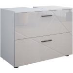 Weiße Moderne Vicco Waschbeckenunterschränke & Badunterschränke mit Schublade Breite 0-50cm, Höhe 0-50cm, Tiefe 0-50cm 