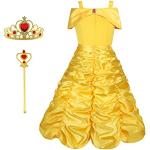 Die Schöne und das Biest Belle Schulterfreie Prinzessin-Kostüme für Kinder 