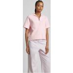 Hellrosa Oversize Victoria Beckham Victoria V-Ausschnitt Damenpoloshirts & Damenpolohemden aus Baumwollmischung Größe M 