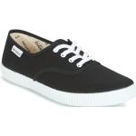 Reduzierte Schwarze Victoria Shoes Inglesa Low Sneaker aus Textil für Damen Größe 43 