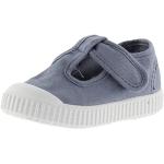 Reduzierte Blaue Victoria Shoes Kindersandalen mit Riemchen aus Canvas Größe 28 für den für den Winter 