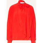 Reduzierte Rote Victoria Beckham V-Ausschnitt Blusenshirts & Schlusen aus Seide für Damen Größe XS 