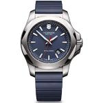 Victorinox Herren-Uhr I.N.O.X., Herren-Armbanduhr, analog, Quarz, Wasserdicht bis 200 m, Gehäuse-Ø 43 mm, Armband 21 mm, 133 g, Blau