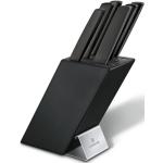 Schwarze Moderne Victorinox Messerblöcke aus Buche 6-teilig 