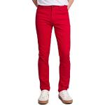 Rote Stretch-Jeans aus Denim für Herren Weite 30 