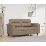 Reduzierte Braune Moderne Zweisitzer-Sofas aus Leder schmutzabweisend Breite 50-100cm, Höhe 100-150cm 2 Personen 
