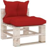 Rote Rustikale vidaXL Gartensofas & Outdoor Sofas imprägniert aus Kiefer wetterfest Breite 50-100cm, Höhe 50-100cm, Tiefe 50-100cm 