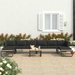 vidaXL Gartenmöbelsets & Gartengarnituren aus Aluminium mit Kissen 5-teilig 