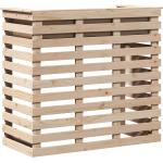 Braune Rustikale vidaXL Holz-Gartentische aus Massivholz Breite 0-50cm, Höhe 100-150cm, Tiefe 100-150cm 
