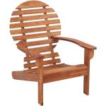 vidaXL Adirondack Chairs geölt aus Massivholz wetterfest Breite 50-100cm, Höhe 50-100cm, Tiefe 50-100cm 