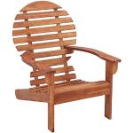 vidaXL Adirondack Chairs aus Massivholz mit Armlehne 