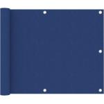 Balkon-Sichtschutz Blau 120x300 cm Oxford-Gewebe D5Q1