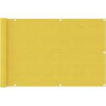 Gelbe vidaXL Balkonschirme aus HDPE UV-beständig 