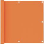 Orange vidaXL Balkonverkleidungen & Balkonumrandungen aus Aluminium 