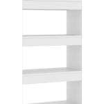 Weiße vidaXL Bücherregale aus Holz Breite 50-100cm, Höhe 100-150cm, Tiefe 0-50cm 