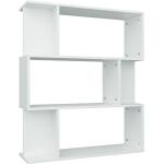 Weiße vidaXL Bücherregale aus MDF Breite 50-100cm, Höhe 50-100cm, Tiefe 0-50cm 