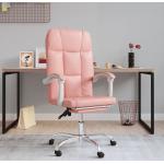 Rosa Minimalistische vidaXL Bürostühle & Schreibtischstühle mit verstellbarer Rückenlehne 