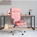 Rosa Minimalistische vidaXL Bürostühle & Schreibtischstühle mit Massagefunktion 