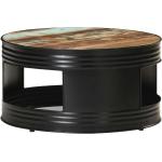Schwarze vidaXL Holz-Couchtische pulverbeschichtet aus Massivholz Breite 0-50cm, Höhe 0-50cm, Tiefe 0-50cm 