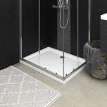 Weiße Moderne vidaXL Duschen poliert aus Glasfaser 