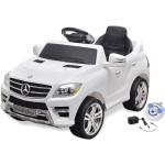 vidaXL Elektroauto Ride-on Mercedes Benz ML350 Weiß 6 V mit Fernbedienung