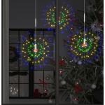 Bunte vidaXL Lichterketten Innen mit Weihnachts-Motiv aus Kupfer mit USB Anschluss 