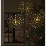 vidaXL Lichterketten Innen mit Weihnachts-Motiv aus Kupfer mit USB Anschluss 