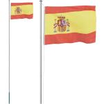 vidaXL Spanien Flaggen & Spanien Fahnen aus Aluminium 
