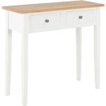 vidaXL 280053 Dressing Console Table White 79x30x74 cm Wood