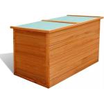 Braune vidaXL Auflagenboxen & Gartenboxen aus Tannenholz 