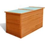 Braune vidaXL Auflagenboxen & Gartenboxen aus Tannenholz 