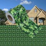 Grüner vidaXL Sichtschutz aus PVC wetterfest 