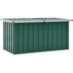 Grüne vidaXL Auflagenboxen & Gartenboxen Verzinkte aus Kunststoff 