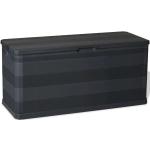 Schwarze vidaXL Auflagenboxen & Gartenboxen aus Kunststoff 