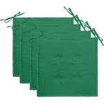 Grüne Quadratische Sitzkissen & Bodenkissen aus Polyester Outdoor 40x40 4-teilig 
