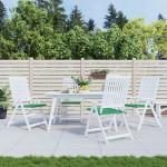 Grüne vidaXL Quadratische Sitzkissen & Bodenkissen aus Polyester Outdoor 50x50 4-teilig 